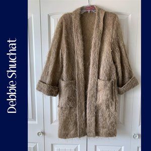 Vintage Debbie Shuchat Mohair Sweater Coat szS